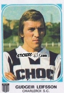 Figurina Gudgeir Leifsson - Football Belgium 1976-1977 n. 170 - Panini
