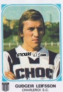 Figurina Gudgeir Leifsson - Football Belgium 1976-1977 - Panini