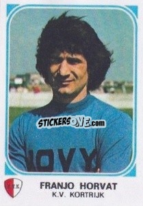 Figurina Franjo Horvat - Football Belgium 1976-1977 - Panini