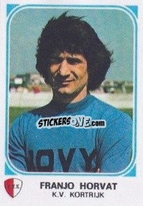 Sticker Franjo Horvat - Football Belgium 1976-1977 n. 179 - Panini