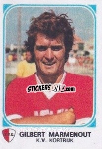 Sticker Gilbert Marmenout - Football Belgium 1976-1977 - Panini