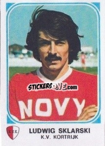 Sticker Ludwig Sklarski - Football Belgium 1976-1977 n. 189 - Panini