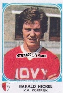 Cromo Harald Nickel - Football Belgium 1976-1977 n. 191 - Panini