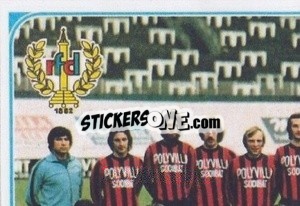 Sticker Equipe - Football Belgium 1976-1977 - Panini