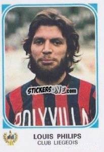 Sticker Louis Philips - Football Belgium 1976-1977 - Panini