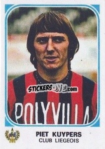 Sticker Piet Kuypers - Football Belgium 1976-1977 - Panini