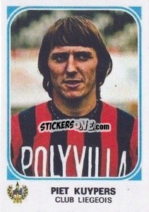 Sticker Piet Kuypers - Football Belgium 1976-1977 n. 205 - Panini