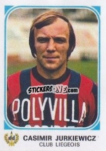 Sticker Casimir Jurkiewicz - Football Belgium 1976-1977 - Panini
