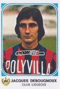 Cromo Jacques Debougnoux - Football Belgium 1976-1977 - Panini