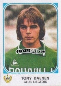 Cromo Tony Daenen - Football Belgium 1976-1977 n. 212 - Panini