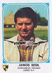 Sticker Janos Bedl - Football Belgium 1976-1977 n. 214 - Panini
