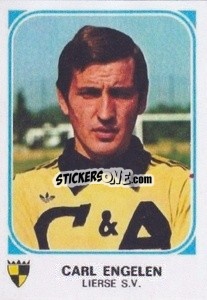 Sticker Carl Engelen - Football Belgium 1976-1977 - Panini