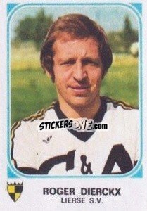 Figurina Roger Dierckx - Football Belgium 1976-1977 - Panini