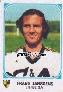 Sticker Frans Janssens - Football Belgium 1976-1977 - Panini