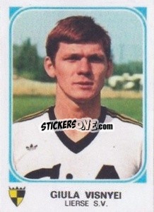 Sticker Giula Visnyei - Football Belgium 1976-1977 n. 227 - Panini