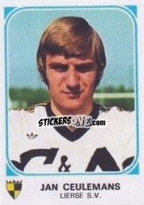 Sticker Jan Ceulemans - Football Belgium 1976-1977 - Panini