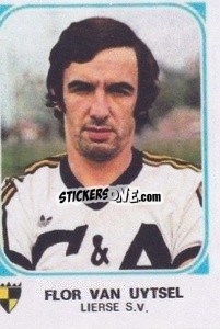 Figurina Flor Van Uytsel - Football Belgium 1976-1977 - Panini