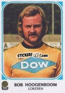 Cromo Bob Hoogenboom - Football Belgium 1976-1977 - Panini