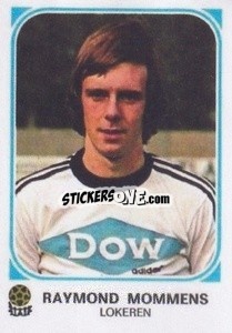 Sticker Raymond Mommens - Football Belgium 1976-1977 - Panini