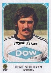 Figurina Rene Verheyen - Football Belgium 1976-1977 - Panini