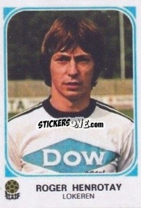 Sticker Roger Henrotay - Football Belgium 1976-1977 - Panini
