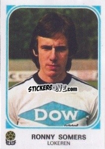 Sticker Ronny Somers - Football Belgium 1976-1977 n. 250 - Panini