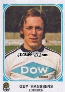 Sticker Guy Hanssens - Football Belgium 1976-1977 n. 252 - Panini