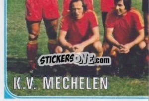 Figurina Equipe - Football Belgium 1976-1977 - Panini