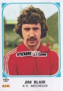 Figurina Jim Blair - Football Belgium 1976-1977 - Panini