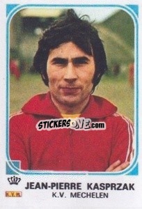 Sticker Jean-Pierre Kasprzak - Football Belgium 1976-1977 n. 266 - Panini