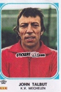 Cromo John Talbut - Football Belgium 1976-1977 - Panini
