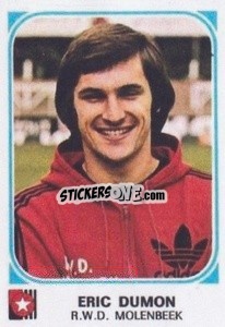 Figurina Eric Dumon - Football Belgium 1976-1977 - Panini