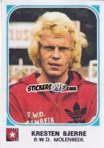 Sticker Kresten Bjerre - Football Belgium 1976-1977 - Panini