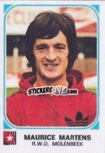 Figurina Maurice Martens - Football Belgium 1976-1977 - Panini