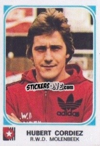Sticker Hubert Cordiez - Football Belgium 1976-1977 - Panini