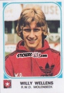 Sticker Willy Wellens - Football Belgium 1976-1977 n. 287 - Panini
