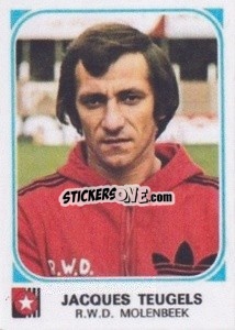 Figurina Jacques Teugels - Football Belgium 1976-1977 n. 288 - Panini