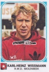 Sticker Karl-Heinz Wissmann - Football Belgium 1976-1977 - Panini