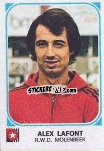 Cromo Alex Lafont - Football Belgium 1976-1977 - Panini