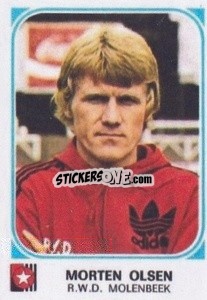 Figurina Morten Olsen - Football Belgium 1976-1977 - Panini