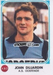 Sticker John Dujardin - Football Belgium 1976-1977 n. 299 - Panini