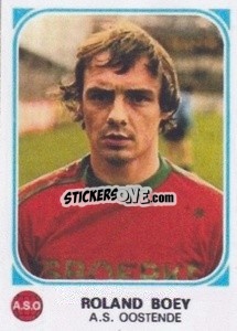 Figurina Roland Boey - Football Belgium 1976-1977 - Panini