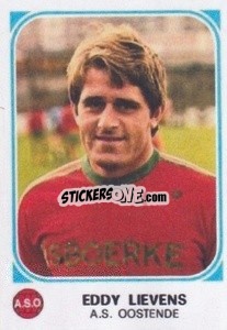 Sticker Eddy Lievens - Football Belgium 1976-1977 - Panini