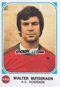 Cromo Walter Butseraen - Football Belgium 1976-1977 - Panini