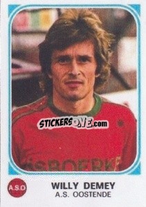 Sticker Willy Demey - Football Belgium 1976-1977 - Panini