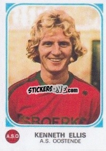 Cromo Kenneth Ellis - Football Belgium 1976-1977 - Panini