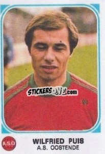 Sticker Wilfried Puis - Football Belgium 1976-1977 n. 305 - Panini