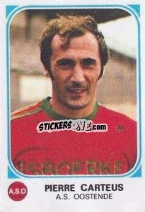 Sticker Pierre Carteus - Football Belgium 1976-1977 - Panini