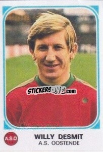 Sticker Willy Desmit - Football Belgium 1976-1977 - Panini