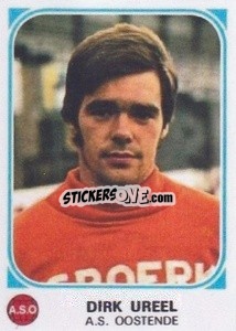 Sticker Dirk Ureel - Football Belgium 1976-1977 n. 312 - Panini